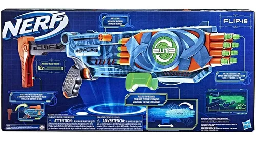 Nerf Elite 2.0 Flipshots Flip-16 Caja reves