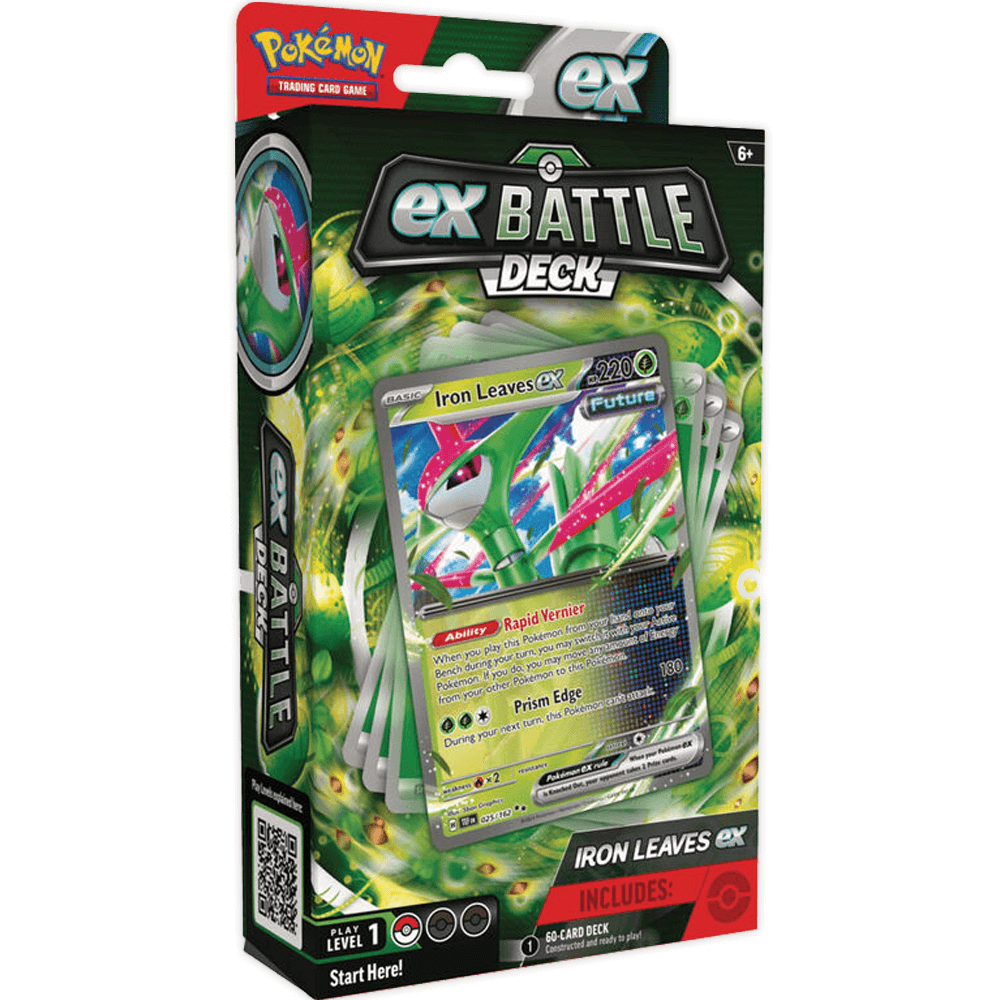 Pokémon TCG: Iron Leaves ex Battle Deck Caja