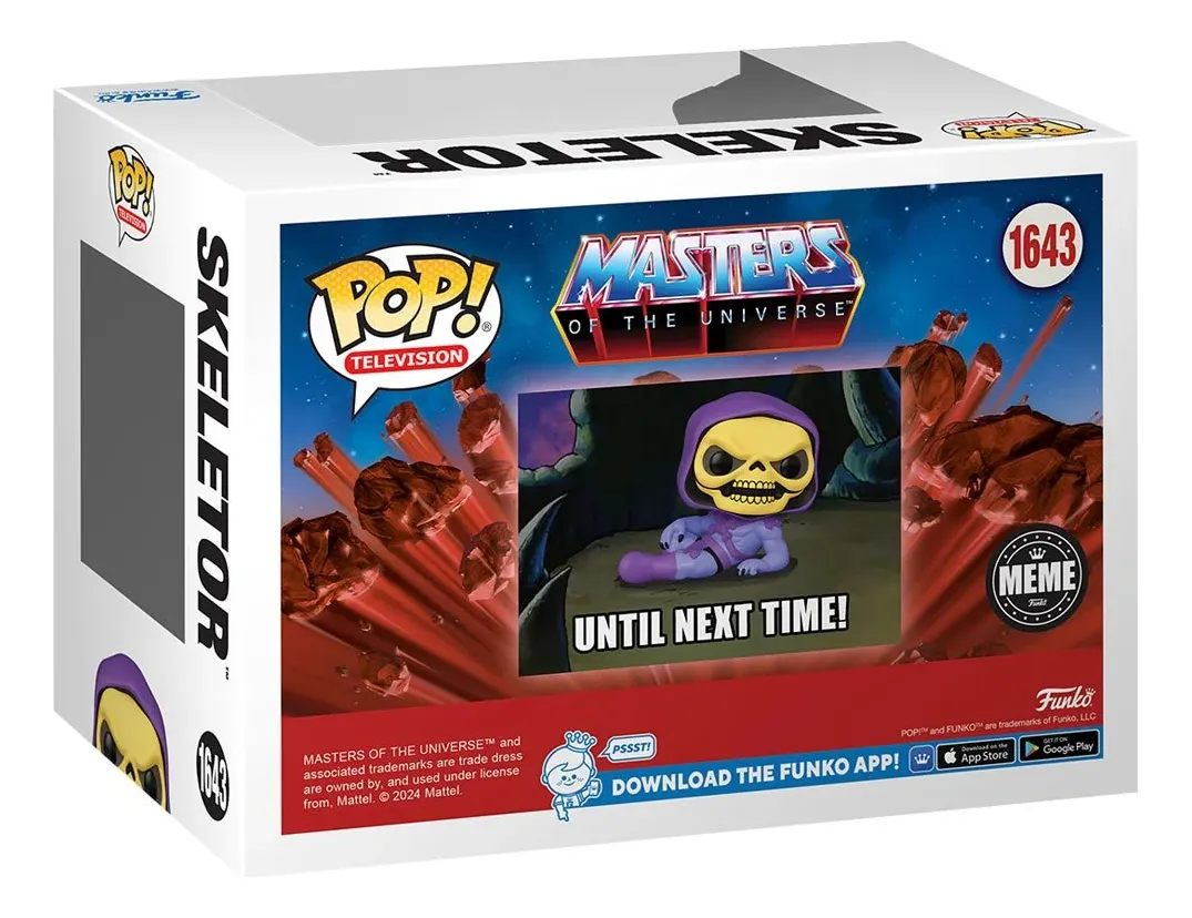 Skeletor Meme #1643 Masters Of The Universe Funko Pop! CAJA POR DETRAS